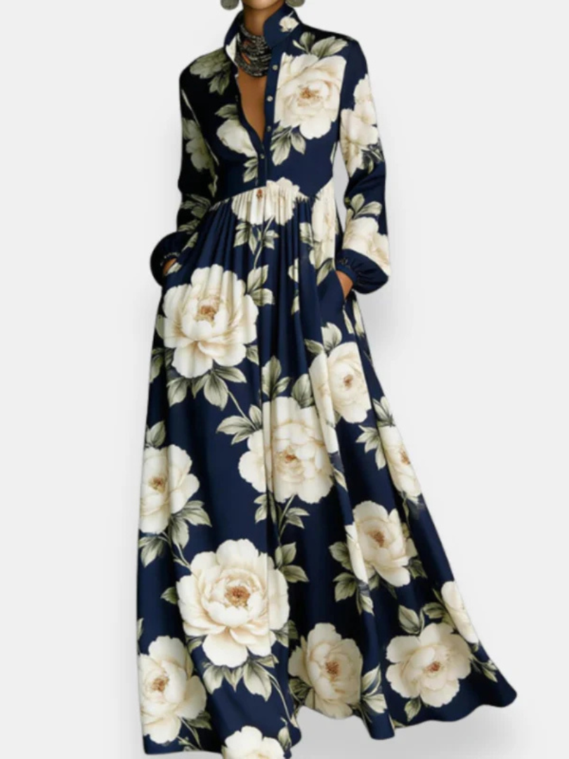 Fiorina™ | Floral Printed Shirt Dress
