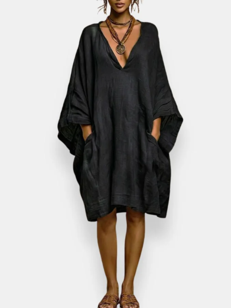 Dariane™ | Oversized Low-Cut Dress