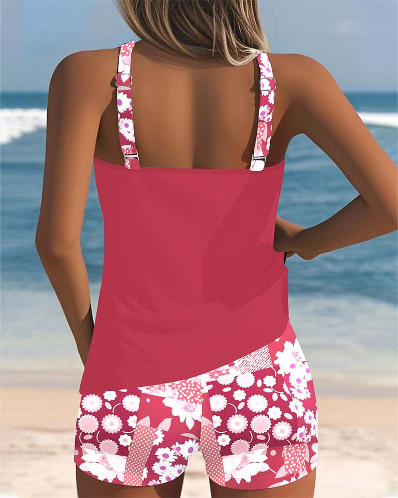 SABRINA | Two-Piece Swimsuit with Comfortable Fit and Floral Beach Style