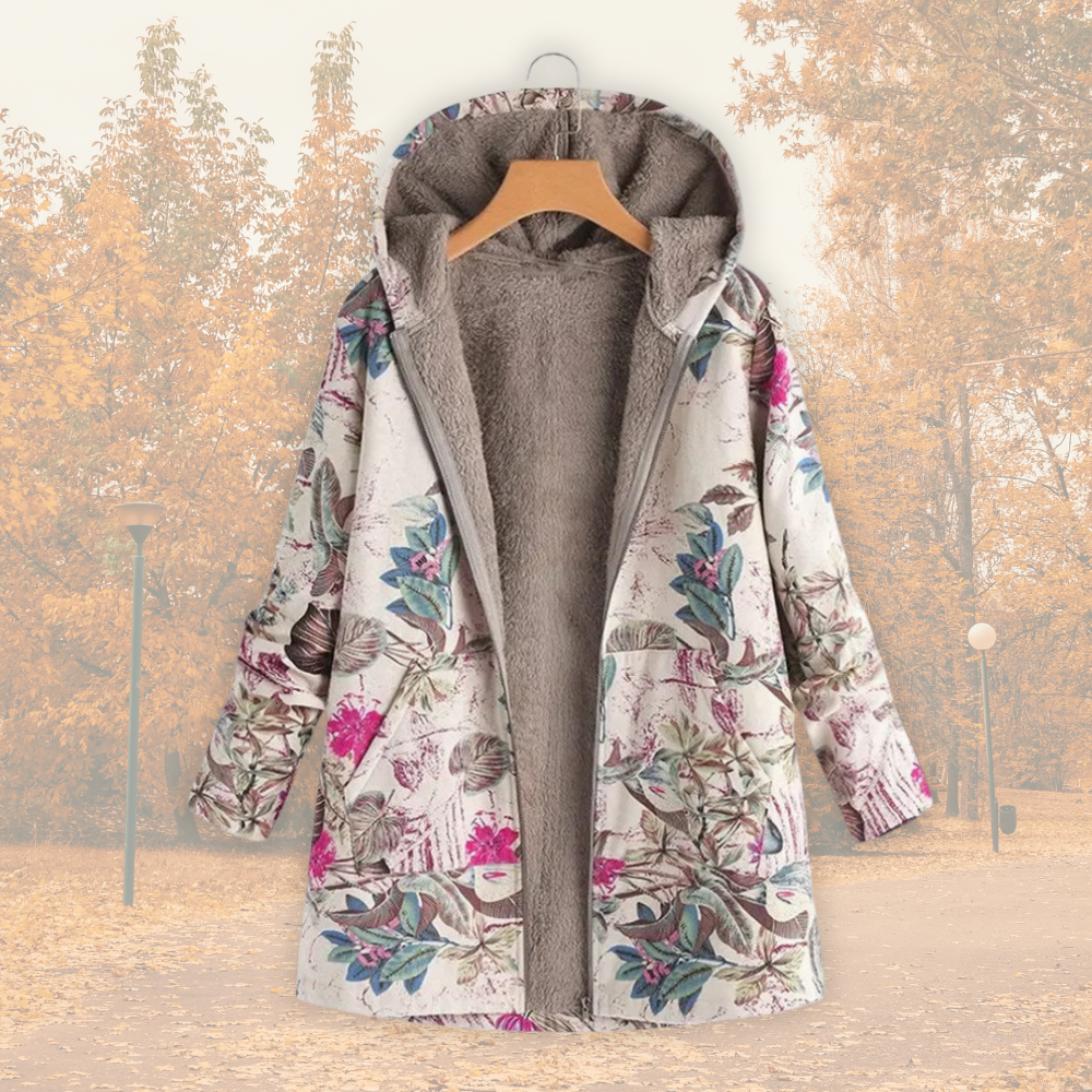Camellia – Lightweight Winter Jacket with Faux Fur Lining