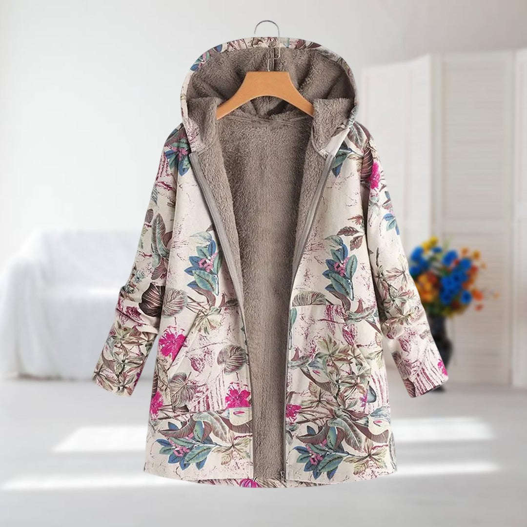 Camellia – Lightweight Winter Jacket with Faux Fur Lining