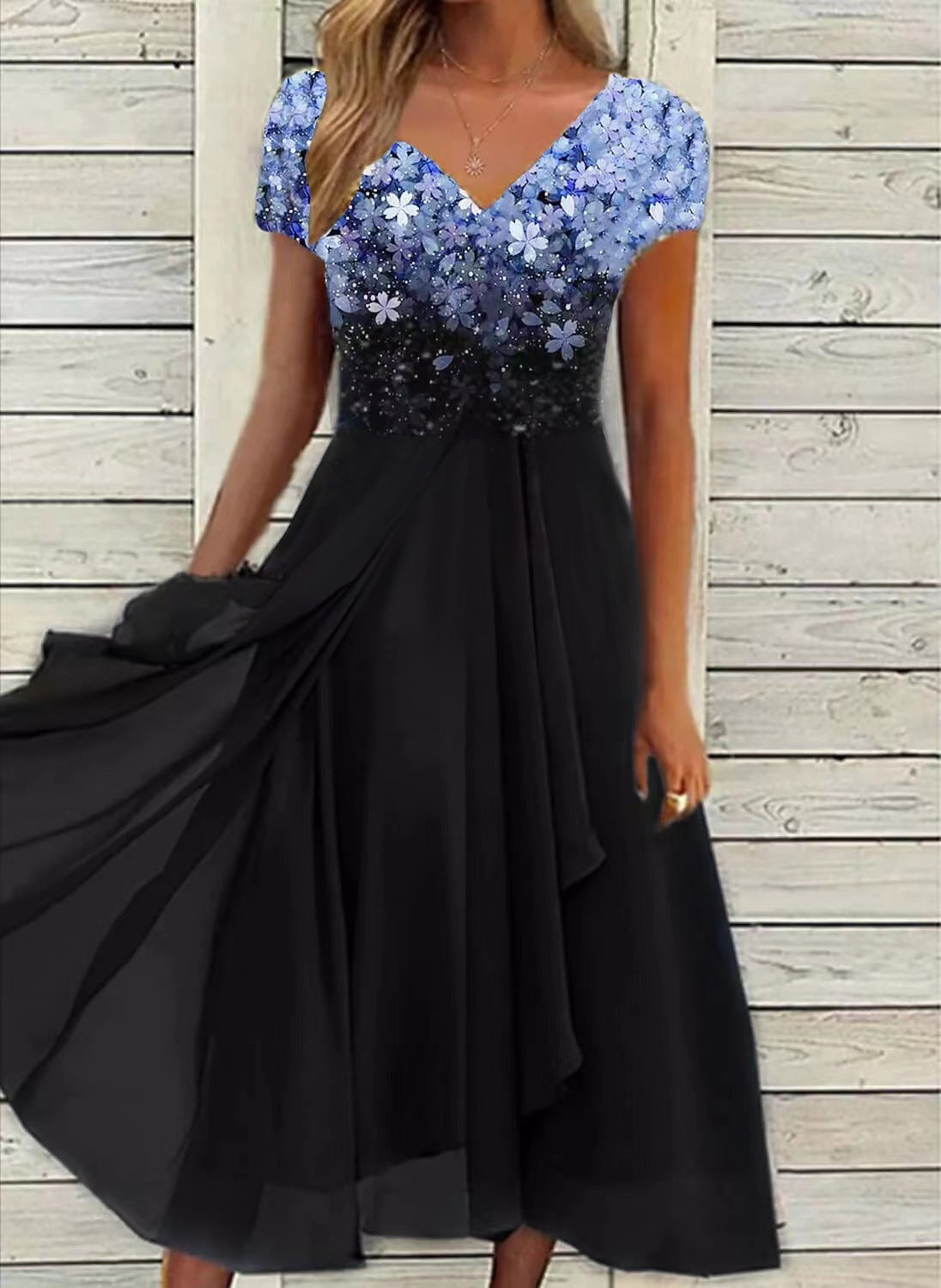 Elisandra™ | Elegant Lace Patchwork Dress