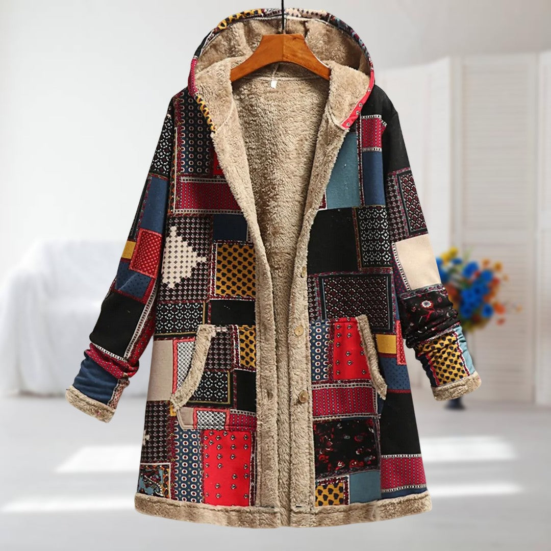 Camellia – Lightweight Winter Jacket with Faux Fur Lining