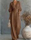 Chiara | Fluid Long Jumpsuit with Print