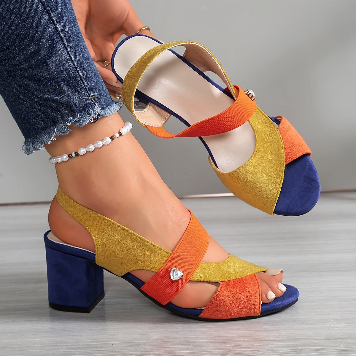 The Dilys Block Heel