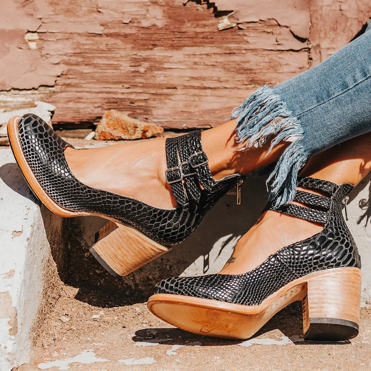 The Odessa Block Heel