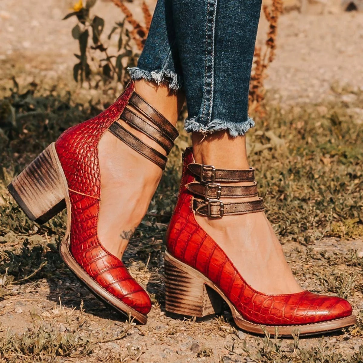 The Odessa Block Heel