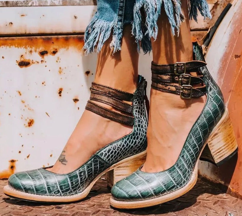 The Odessa Block Heel