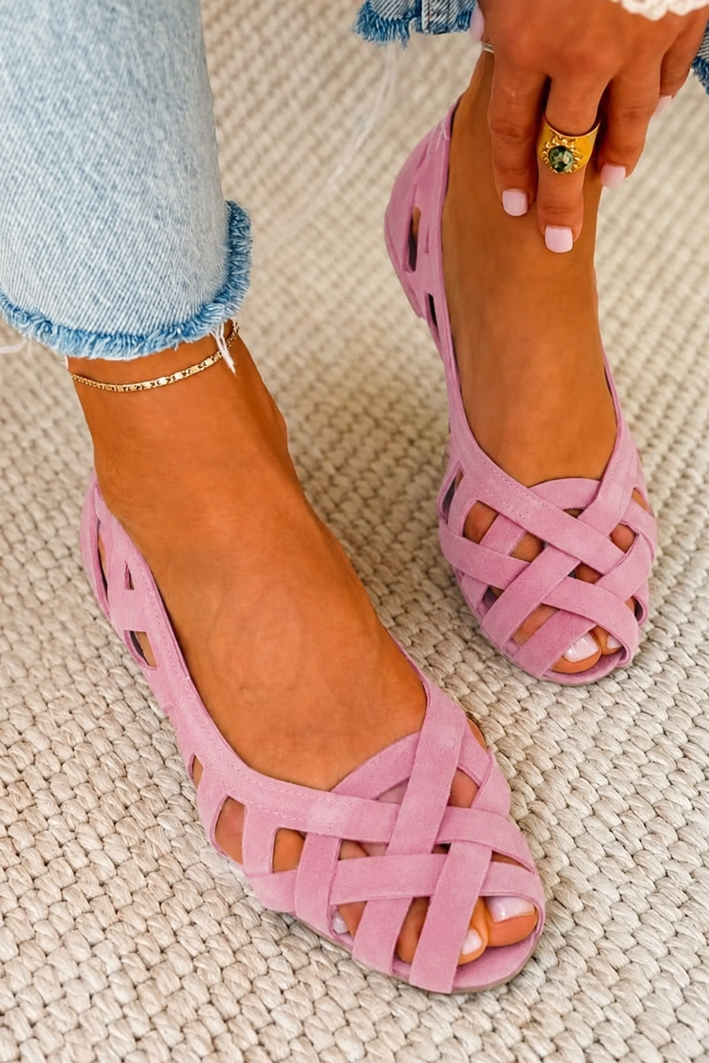 The Louison Woven Sandal